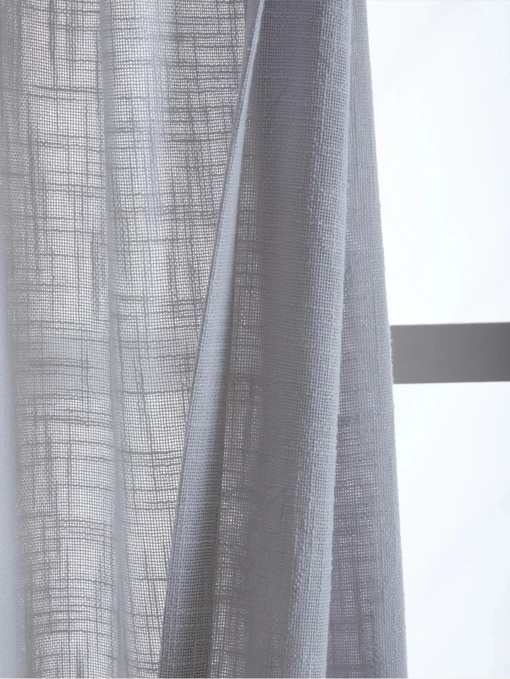 NWOT QUINCE Set Of 2 48x108 Cotton Sheer Curtains Cloud 1116